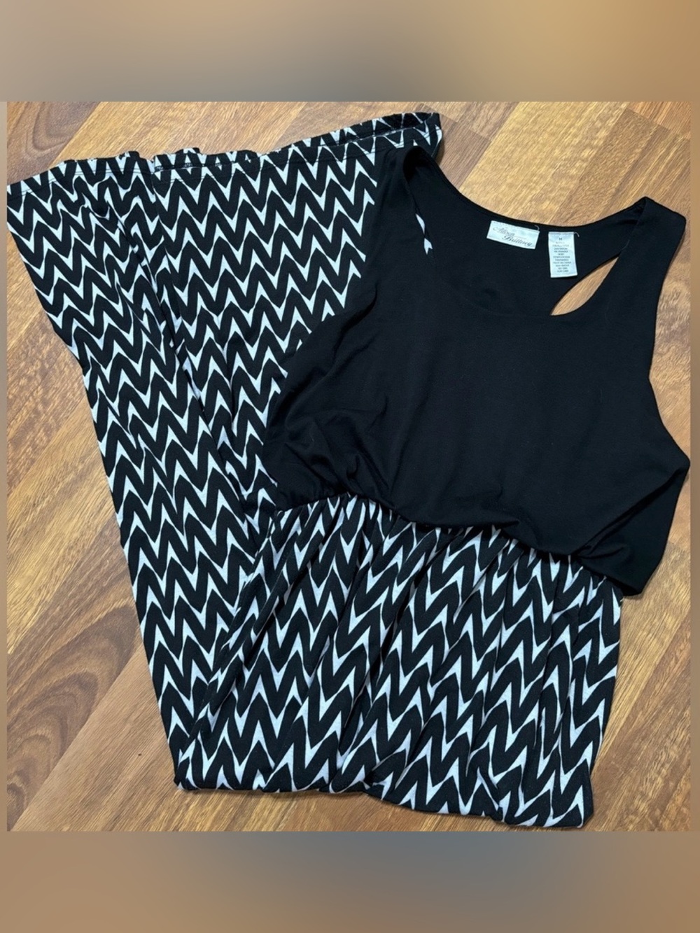 Black & White Maxi Dress